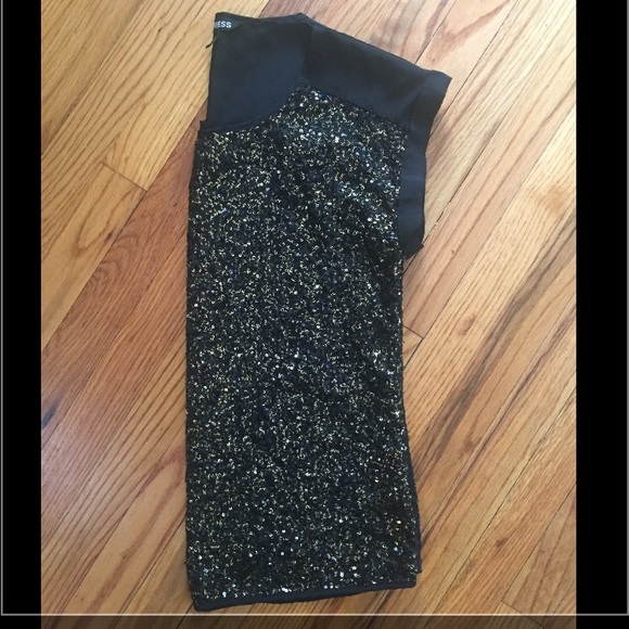 Black with gold sequin blouse - Picture 4 of 4