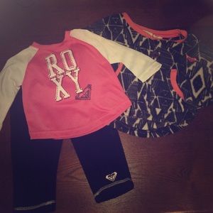 Roxy girl baby 3-6 month outfit