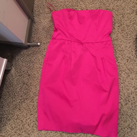 Hot pink party dress