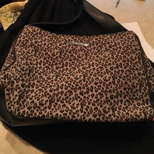 Evan picone leopard shoulder bag