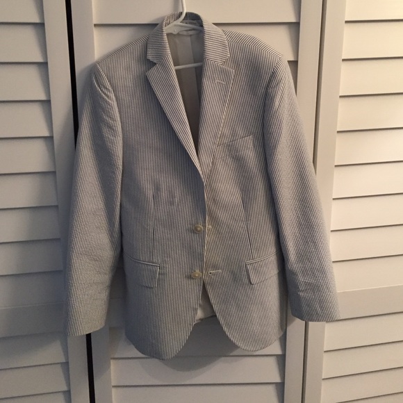 Ralph Lauren boys size 10 Seersucker jacket