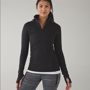 Lululemon Rain On Train On Pullover, Half Zip SZ 8