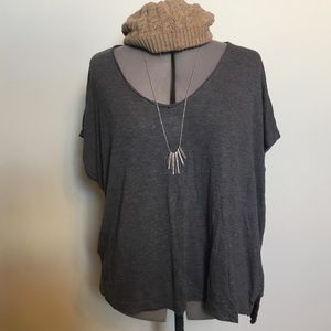 Loose Fit Grey Soft Top