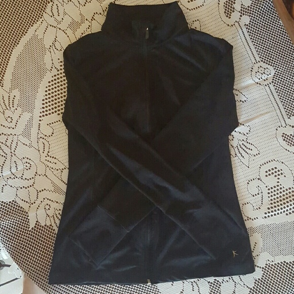 Black Semi-Fitted Track Jacket