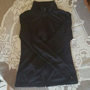 Black Semi-Fitted Track Jacket