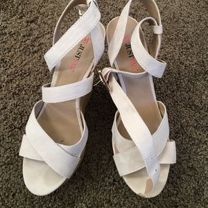 347 JustFab wedge heels