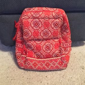 Orange Vera Bradley Backpack