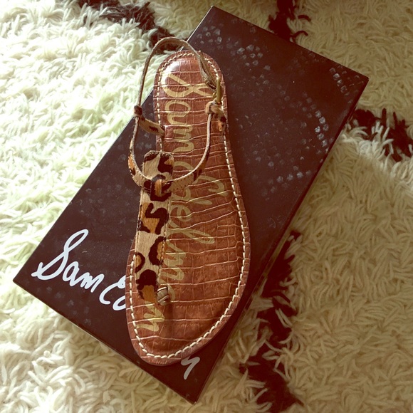 Sam Edelman leopard sandals