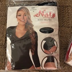 Colombian long sleeve bodysuit.