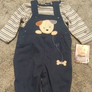 Baby overalls and shirt New