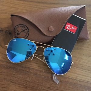 ⭐️Ray Ban Blue Flash Aviators