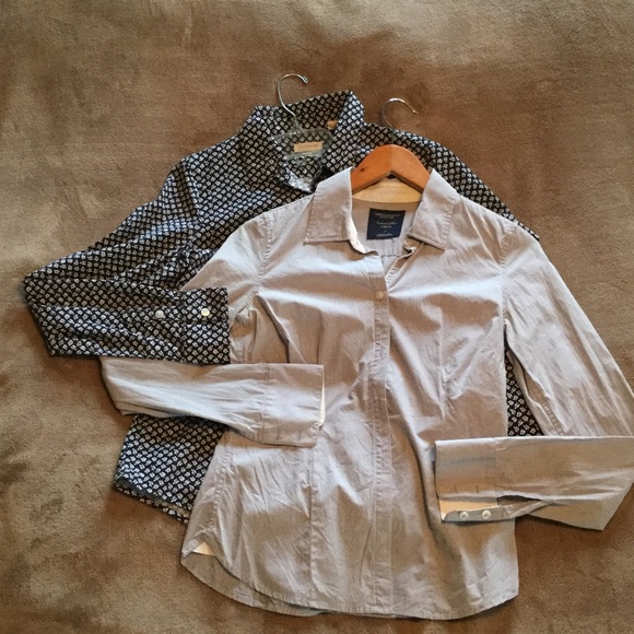 Navy blue dress shirt