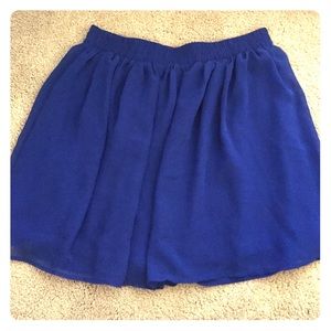 Royal Blue skirt