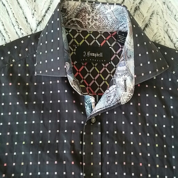 J. Campbell Los Angeles Button Down SZ Small