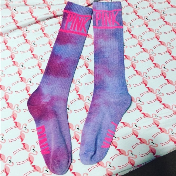 Pink Cotton Candy Hand Dyed Socks