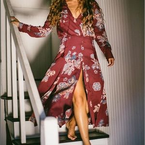 Free People Miranda Midi Dress