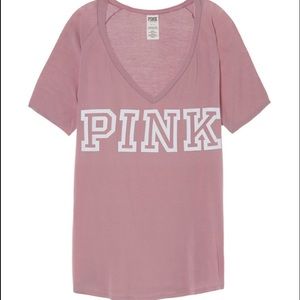 *NWT* VS Pink Super Soft V Neck Tee Shirt