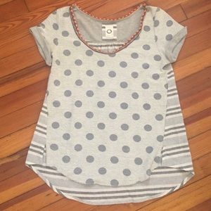 Anthropologie short sleeve top - small