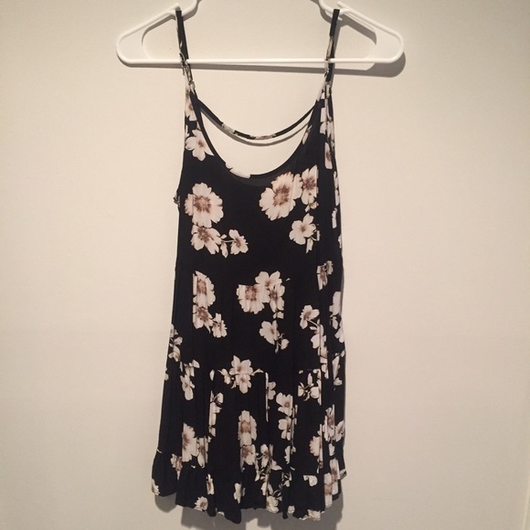 Black & White Floral Jada Dress