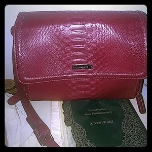 Liz Claiborne Leather snakeskin purse