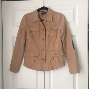 Tommy Hilfiger Cotton Twill Jacket Tan Size XS 0