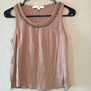 Forever 21 tan studded shirt