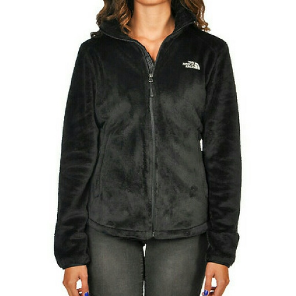 Black women's Northface jacket.