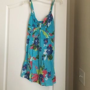 Tropical flower sundress