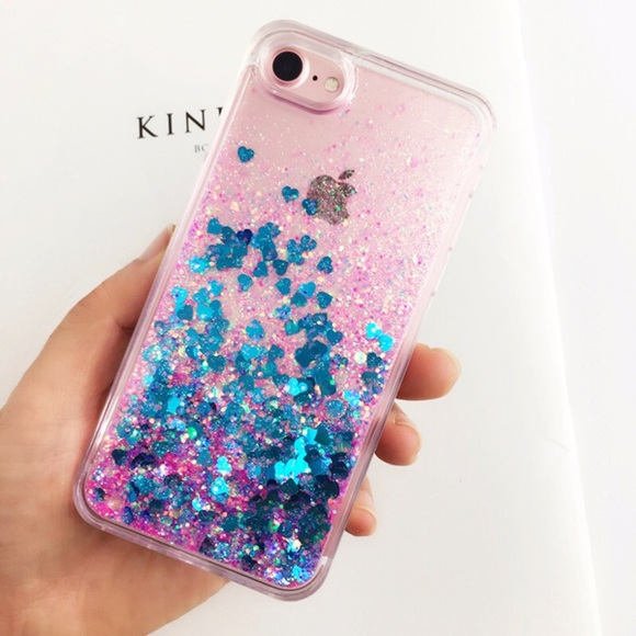 iphone 7 case blue glitter iphone 7 case blue glitter