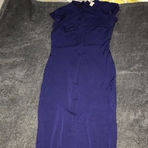 Blue Bodycon Midi dress