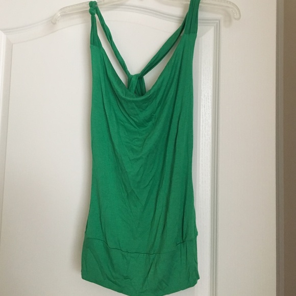 Green crossback tank