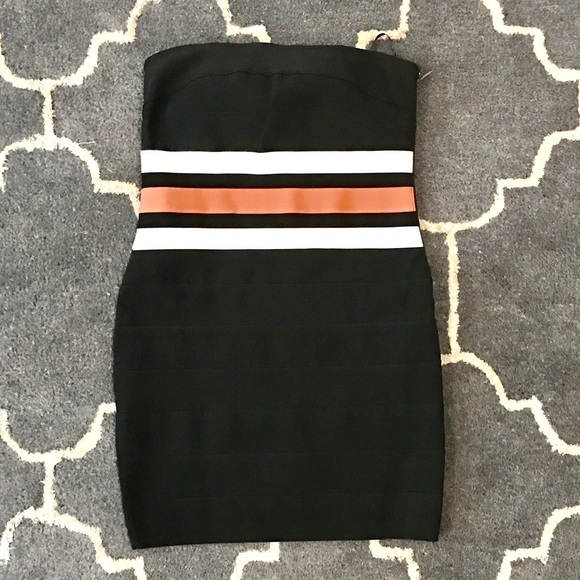 Bebe Bodycon Strapless Dress