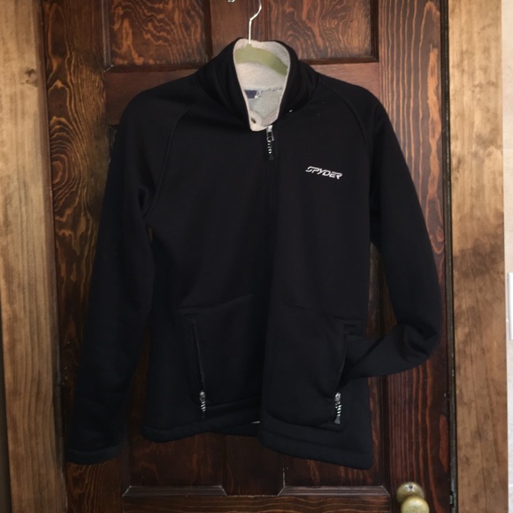 Spyder sherpa lined zip up jacket