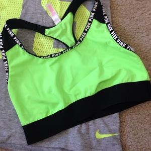 Pink Sports Bra