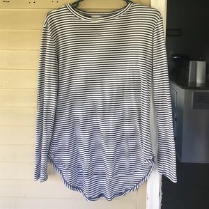 Cherish long sleeve stripes and elbow patches