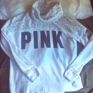 Pink oversized sweatshirt