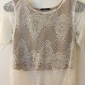 Forever 21 lace crop top