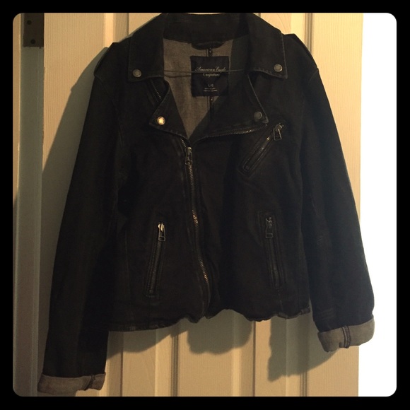 American Eagle Jean (Black) Moto Jacket