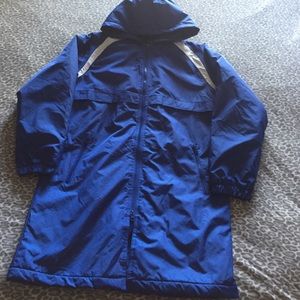 Sport-Tech royal blue youth large swim parka NWOT.