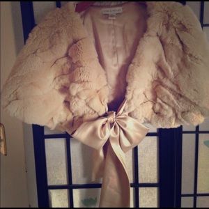 Lord and Taylor, Rabbit fur shrug. Vintage.