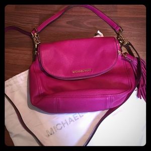 Authentic Michael Kors Bedford Tassel cross body