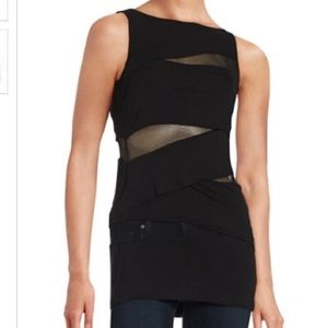 BAILEY 44 Capture Sleeveless Mesh Bandage Top