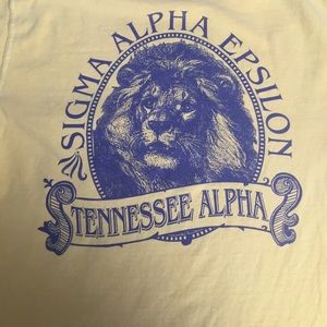 Sigma Alpha Epsilon rush shirt