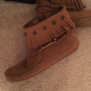Minnetonka Fringe Bootie