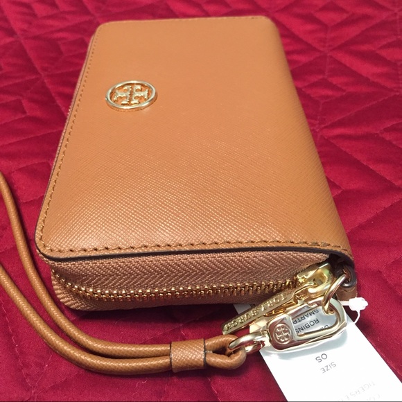 🆕Tory Burch "Robinson" Smart Phone Wristlet. NWT - Picture 2 of 4