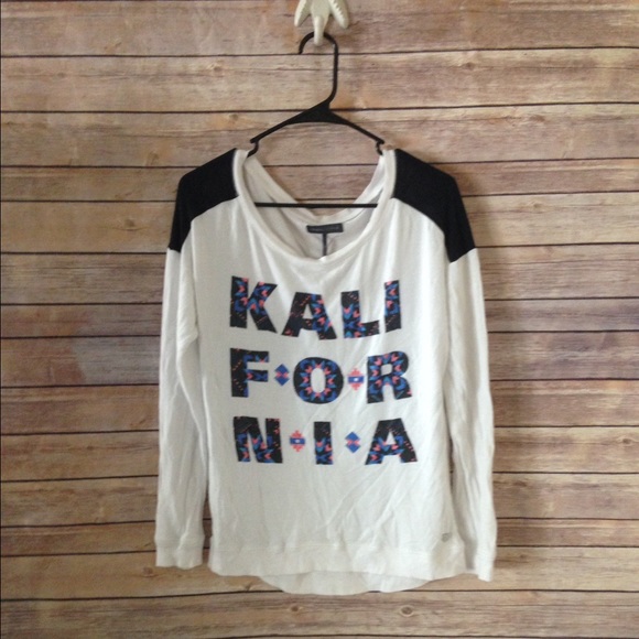 Kendall & Kylie Tops - Kendall & Kylie Oversized Long Sleeve S