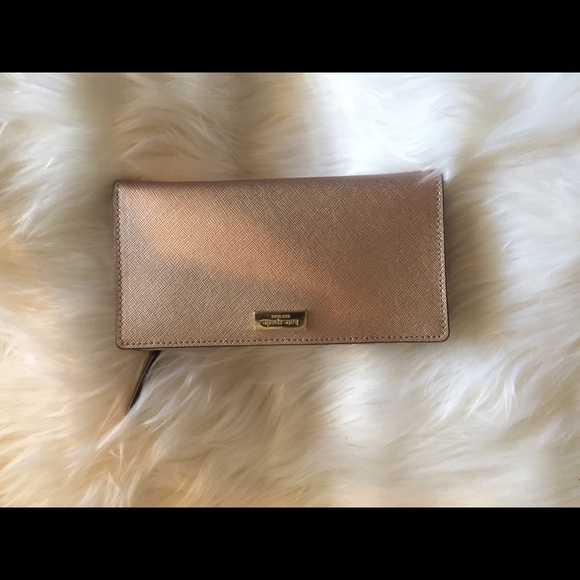 Kate spade rose gold wallet