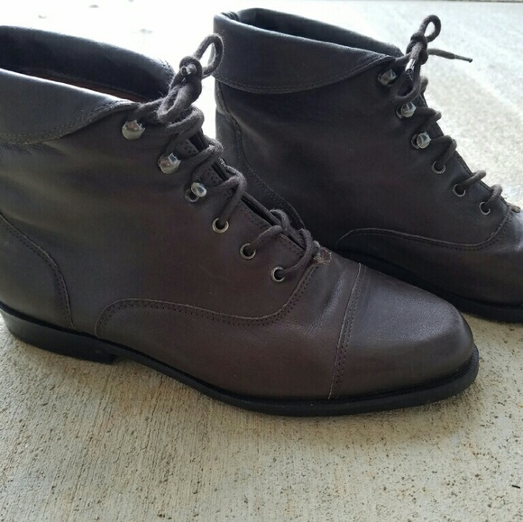 ENZO ANGIOLINI Womens Leather Ankle Boots Sz 6.5