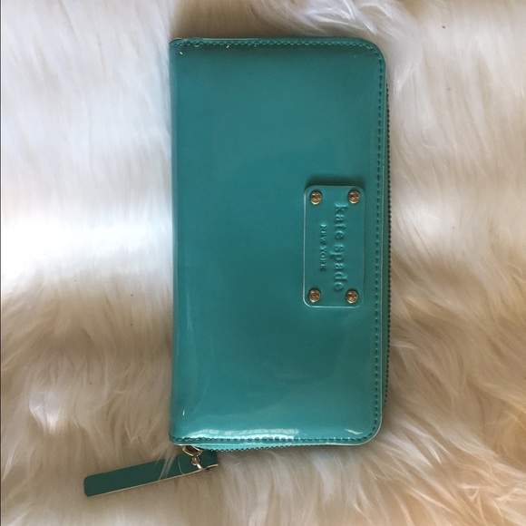 Kate spade light blue wallet