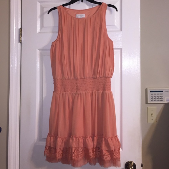 Salmon Jessica Simpson Dress
